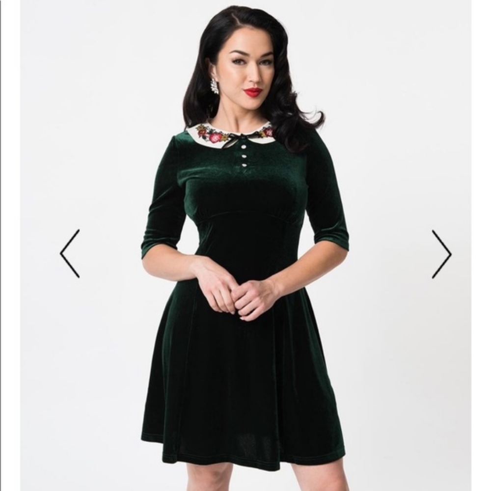 Hell Bunny Velvet Dress